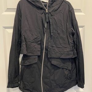 Lululemon Black Hooded Jacket 10/12